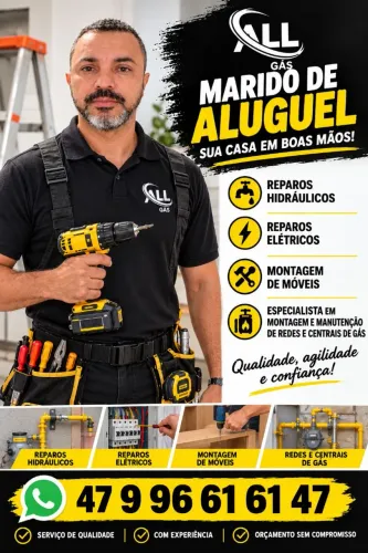 MARIDO DE ALUGUEL, REPAROS RESIDENCIAIS, COMERCIAIS E INDUSTRIAIS 
