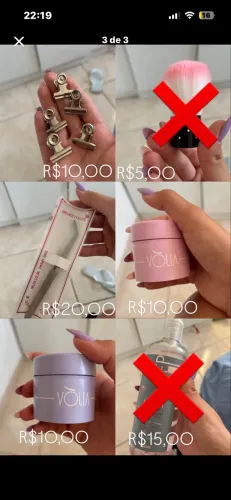 Estou vendendo produtos de unhas R$300,00