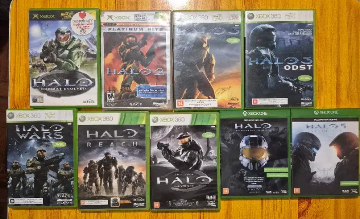 Coleção Completa Halo - 9 Jogos (Xbox Clássico, 360 e One)