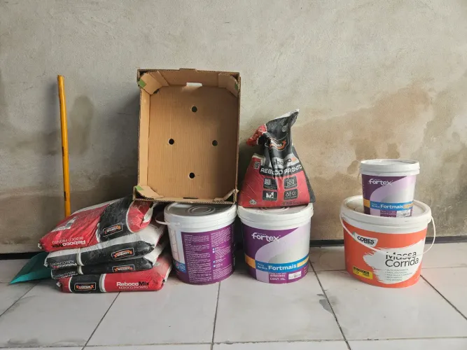 Matérial para pintura de casa