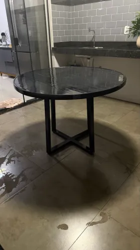 Mesa de Alumínio com pintura eletrostática (Spazio)
