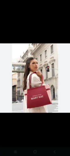 Bolsa de couro MARY KAY