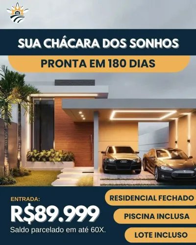 Chácaras Com Piscina Na Planta em Caucaia do Alto  A Evolução do Campo ao Seu Alcance!