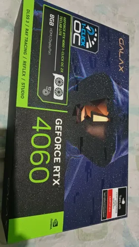 RTX 4060 GALAX - IMPECAVEL COMPLETA
