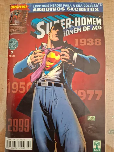 Hq - Super Homem: o homem de aço - n07 - Ed. Abril