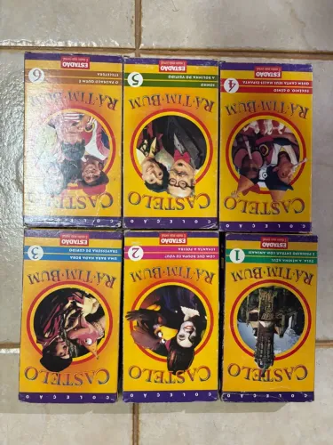 Fitas VHS Castelo Ra-Tim-Bum