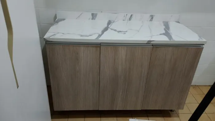 Armário de Cozinha Completo (Aéreo + Balcão)