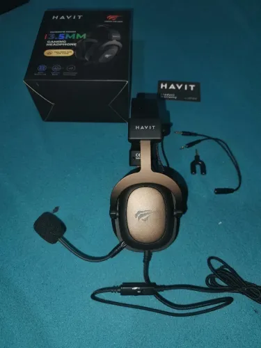 Fone headset Havit, Gamer, Com Microfone: Compatível com Pc e todos os consoles. 