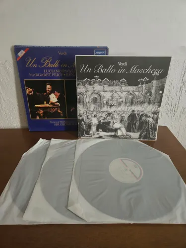 Box Vinil Triplo Verdi: Un Ballo In Maschera - Pavarotti / Solti