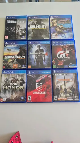 Lote de jogos de ps4 originais