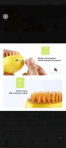 Esvova com vapor para animais de estimação