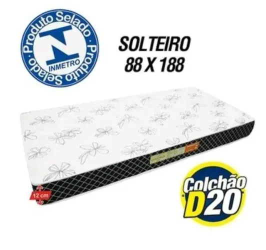 Colchão D20 88X12 solteiro - Produto NOVO