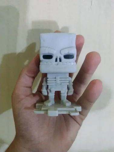Boneco Esqueleto Minecraft 