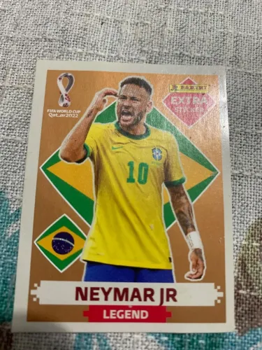 Figurinha do Neymar gold de 2022