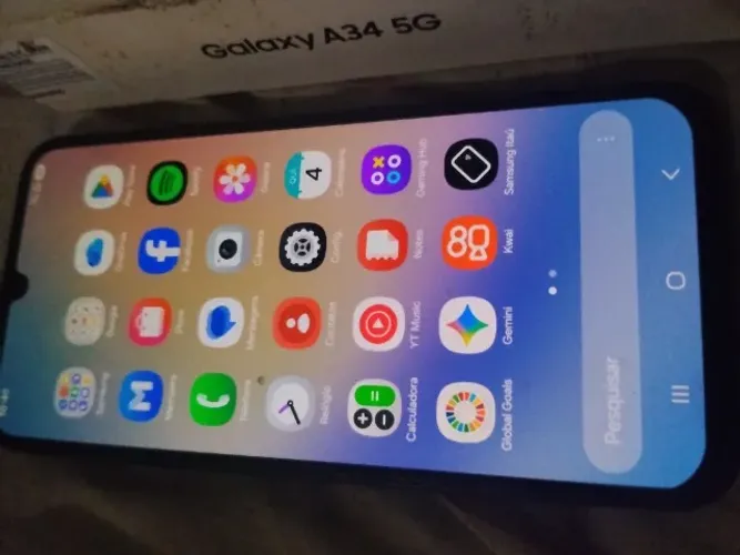 vendo celular samsung a34 usado fuciona tudo