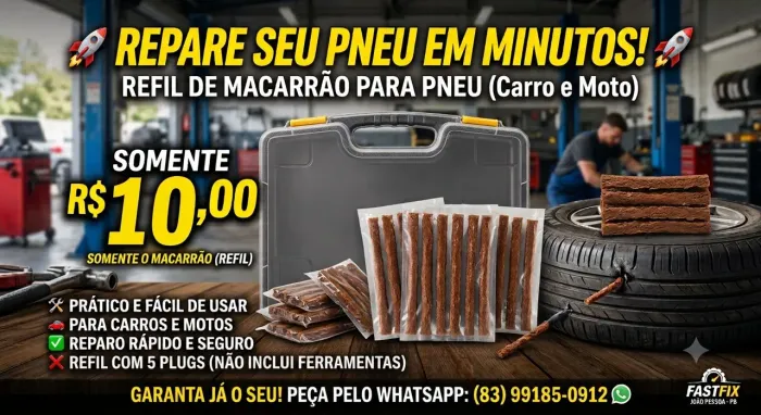 Macarrão para pneu Moto/Carro