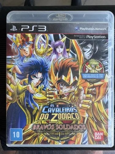 Jogo ps3 Os cavaleiros do zodíaco Bravos Soldados