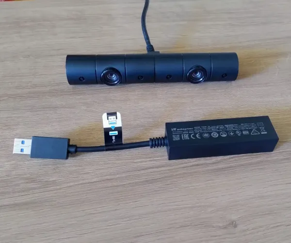 Câmera Ps 4 com adaptador ps5