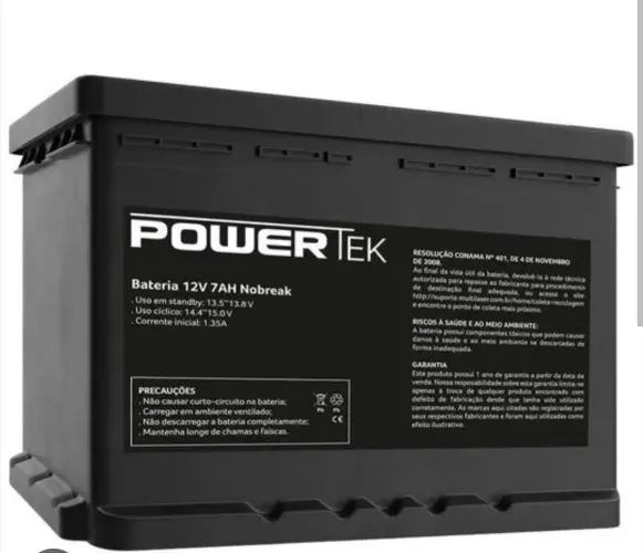 Bateria 12V 7Ah Flex EN012 - Powertek