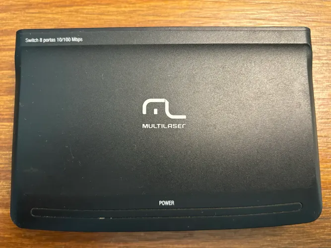 Switch Mini 8 Portas Mdi Mdix Multilaser Re108 Bivolt