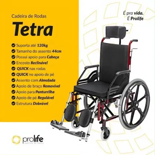 Cadeira de Rodas Tetra 