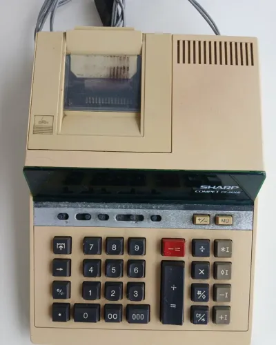 Calculadora Sharp Compet CS - 2630B - Antiga / Vintage - com Defeito