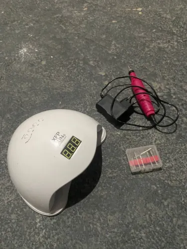 Cabine led/UV sun5 + lixadeira motor caneta