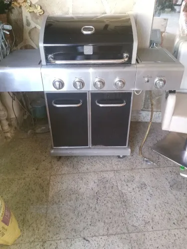 Churrasqueira de inox a bafo kenmore 5 acendedores a gás