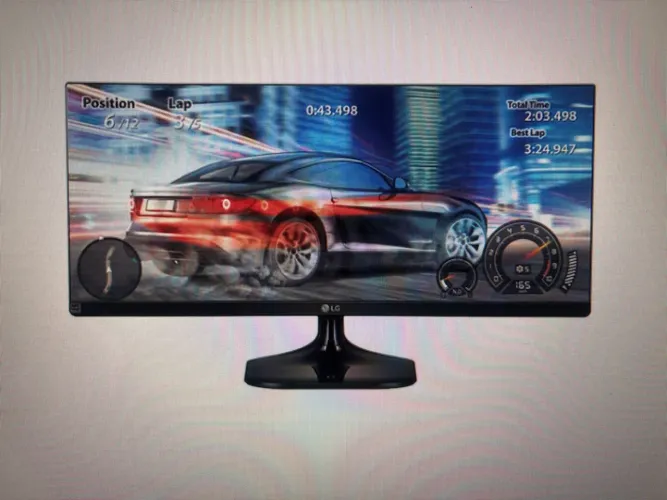 Monitor lg ultrawide 25? usado