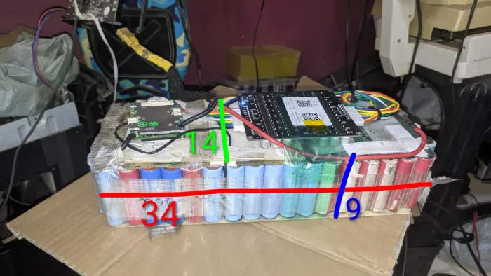 Bateria lítio 52v 20ah
