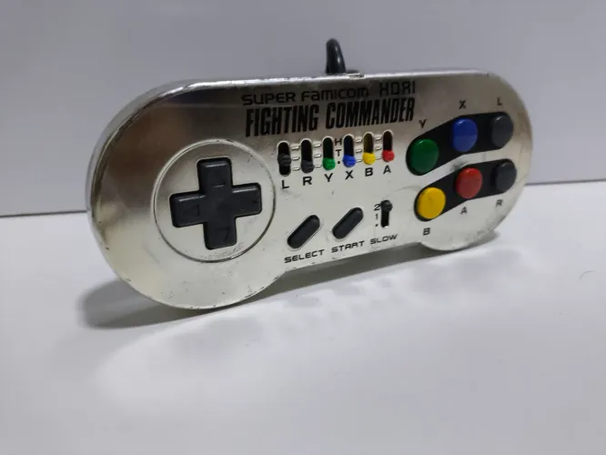 CONTROLE HORI COMMANDER FIGHTING SUPER NINTENDO SNES 