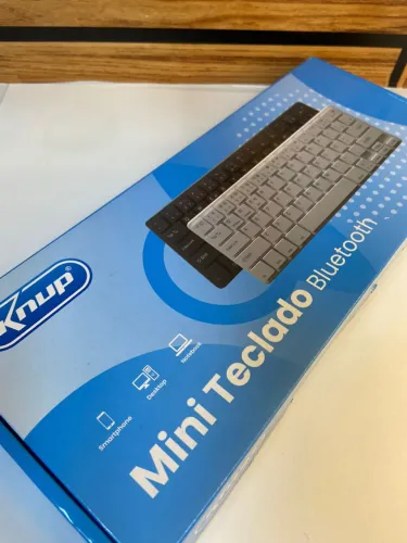 MINI TECLADO KNUP BLUETOOTH Branco an4