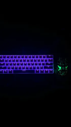 Kit com Mouse e teclado gamers com led
