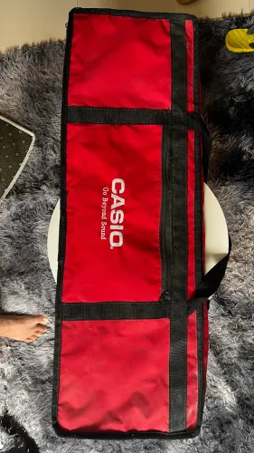 Casio Teclado Premium CTK-2550 PPK  e Fonte de Alimentação