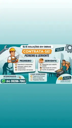 Vagas disponíveis 