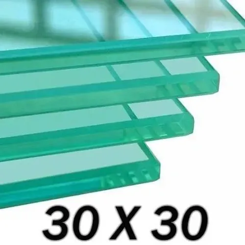 Kit 24 vidros 40x30 e 17 vidros 30x30 acompanha 40 conectivos (ponta de estoque)