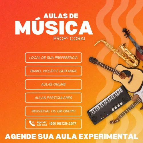 Aulas de Música online ou particular