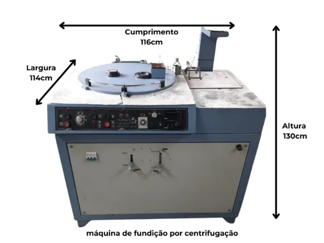 Máquina de fundição (SOMENTE AS PEÇAS)