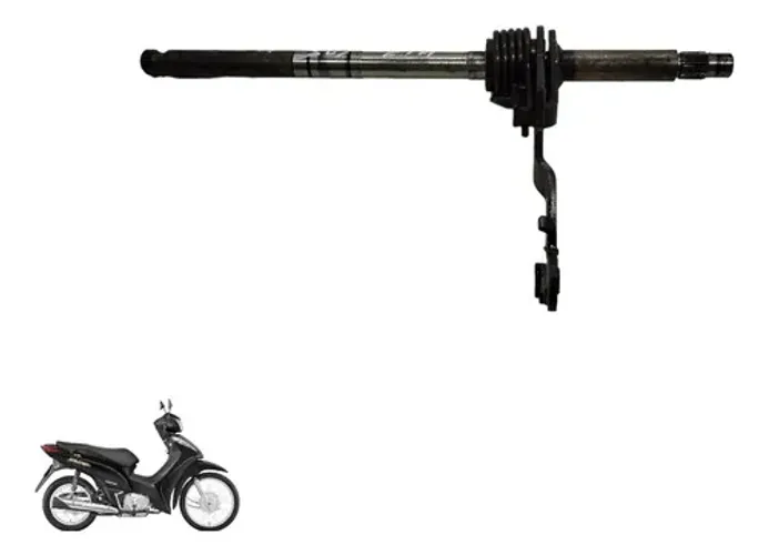 Eixo Seletor De Marcha Honda Biz 125 2011 2012 2013 2014 