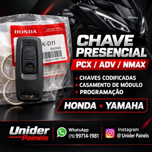 Chave ? PCX - N MAX - T MAX chave codificada e casamento de módulos