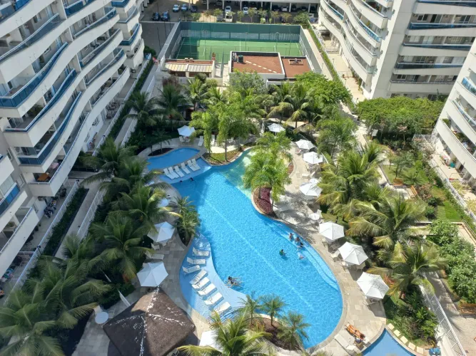 Apartamento 3 quartos no Recreio, condomínio Onda Carioca.