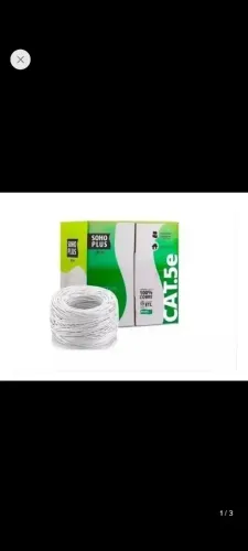 Cabo de rede furukawa cat5e branco 305m