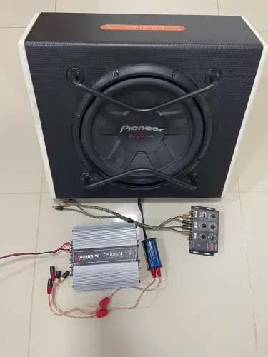 Kit Som Automotivo Pioneer Champion + Taramps DS800x4 Completo