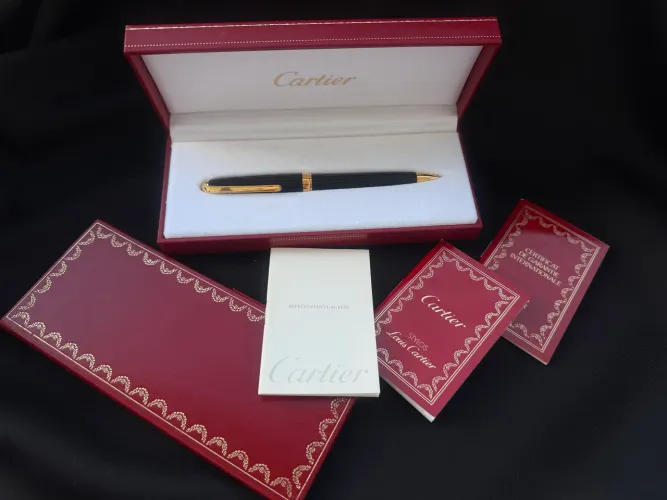 Caneta original Cartier - Stilo Bille Louis Cartier - Série ST170026