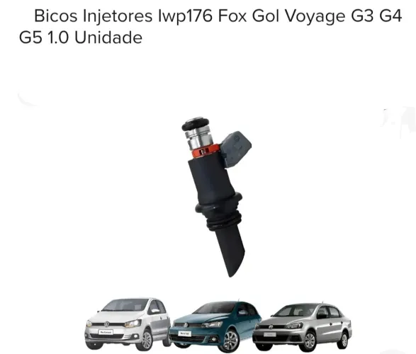 Bico injetor do Gol G4 G5 1.01.6 flex IWP 176