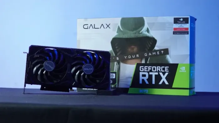 Galax GeForce RTX 3070 8GB 1-Click OC - R$1.999,00