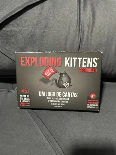 Jogo de Cartas Exploding Kittens Proibidão Galapagos Boardgame