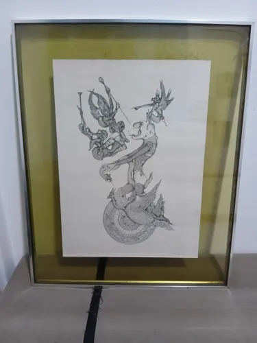 OBRA DE ARTE SURREALISTA DARCILIO LIMA-SURREAL