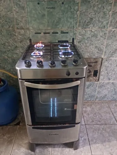 Fogão elétrico esmoltec inox