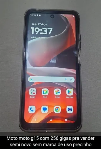 Celular moto g15